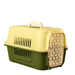 Grand porte-chat <span class=keywords><strong>en</strong></span> plastique portable pour petits chiens pour voyage <span class=keywords><strong>en</strong></span> avion, <span class=keywords><strong>voiture</strong></span> et <span class=keywords><strong>transport</strong></span> aérien - Product Image 1