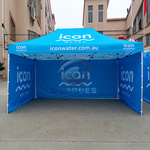 Abri instantané 10x15 pieds, tissu Oxford imperméable 420D avec impression personnalisée pour la promotion en extérieur - Product Image 5