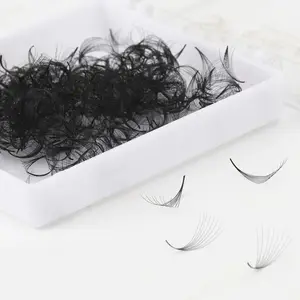 ฉลากส่วนตัวของคุณโลโก้300 500 1000หลวมทำ Lash แฟน Handmade Promade หลวมแฟน Eyelash Extension