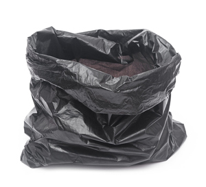55-60 Gallon Black Industrial Leak-Proof Plastic Trash <b>Bags</b> Thickened HDPE Garbage <b>Bag</b> for Mall Use - Product Image 3