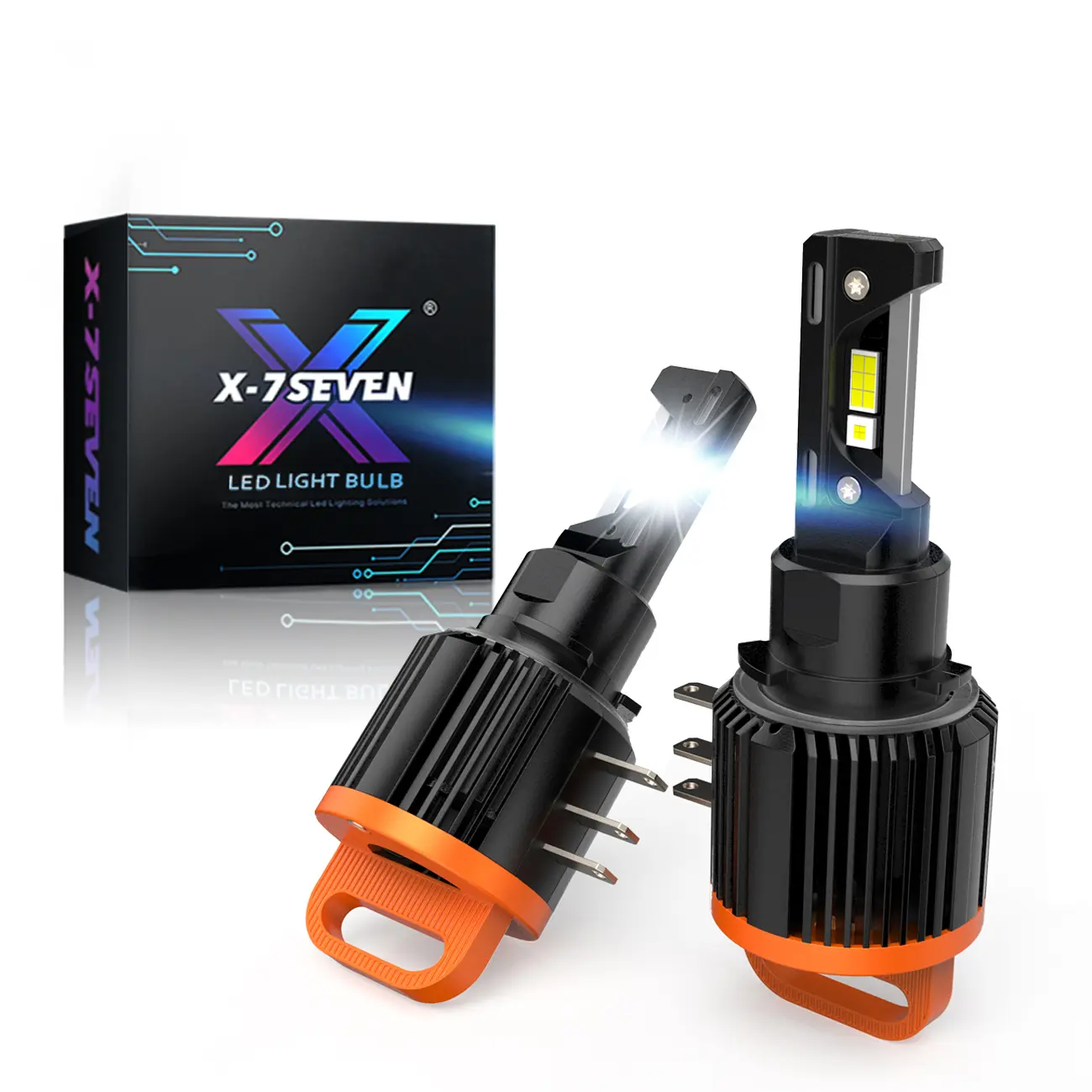 X-7SEVEN Factory Lamp H7 H15 Car Luce LED For Golf Mk7 Light Bulb Headlight Canbus Free No Error