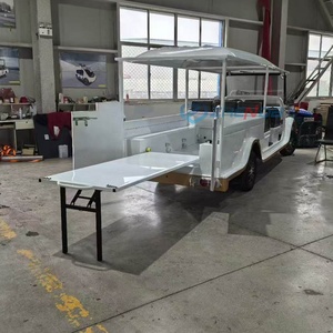Luxury Electric Four-Wheel Drive Funeral Hearse Customizable Classic Car Hearse White for Coffin Various Styles Available - Product Image 3