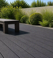 Plancher en composite bois-plastique (WPC) co-extrudé à âme pleine, 138x23mm, résistant à l'usure, pour maison et jardin, directement de l'usine