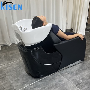 Kisen 2024, Nuevo Modelo de Alta Calidad, Muebles de Salón, Silla de Peluquería con Lavabo Blanco para Lavado de Cabello en Venta - Product Image 5