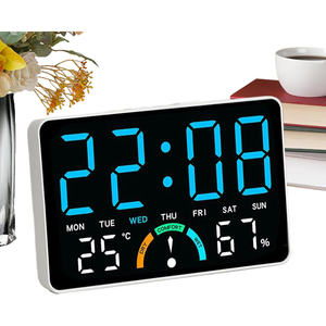 Reloj Digital Inteligente Personalizado para Escritorio, Multifuncional, con Hora y Fecha, para Dormitorio - Product Image 1