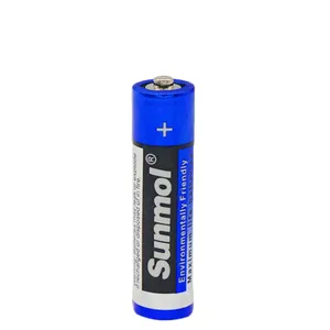 High Capacity Custom Brand PVC Jacket 1.5V R6 AA Size Battery