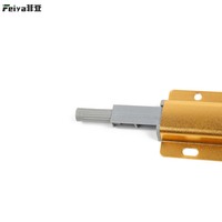 Système d'ouverture magnétique mat OEM ODM à amortissement - Loquet à pousser pour armoires modernes et tiroirs de rangement