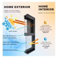 Ventanas Fijas Modernas de Acero Inoxidable de Primera Calidad con Vidrio Templado de Piso a Techo para Vistas Panorámicas en Salas de Estar Exteriores