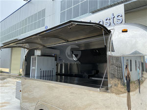 חיצוני towable חם כלב עגלות חיצוני חטיף מזון מהיר שירות אוטומטיות מיכל קרוואן מוסמך מזון משאית - Product Image 4