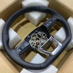 Volant avec commandes au volant pour <span class=keywords><strong>Audi</strong></span> A3 A4 A5 RS3 RS4 RS5 S3 S4 S5 A6 A7 A8 Q5 Q7 <span class=keywords><strong>Q8</strong></span> TT R8 S6 RS6 RS7 S7 B8.5 B8 - Product Image 2