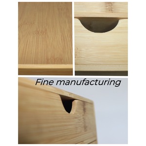 Bamboo multi-layer <b>drawer</b>-style <b>storage</b> <b>box</b>, cosmetic <b>storage</b> cabinet, children's room bedside <b>storage</b> <b>box</b>, export customized - Product Image 5
