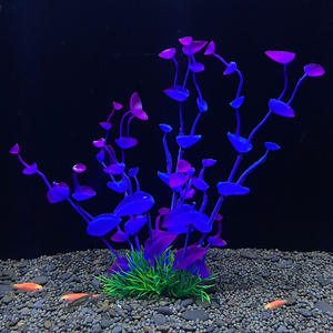 Accesorios para Acuarios, Decoración Rectangular de Plástico Ecológico para Peceras, 1L, Plantas Acuáticas Ornamentales Ecológicas - Product Image 6