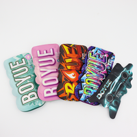 Sachet Mylar découpé sur mesure, pochette verticale au design spécial, emballage unique pour bonbons, biscuits, snacks, impression de marque