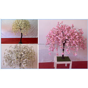 Flor de Sakura árbol otros decorativo FLORES PLANTAS alto Artificial blanco <span class=keywords><strong>Wisteria</strong></span> Árbol de la flor cereza - Product Image 4