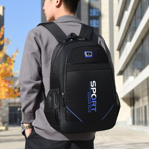 Sport Backpack Large Capacity Computer Compartment Business Travel Men Casual School Bag Black Green Blue Orange - Product Image 4