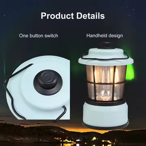 Ngoài trời Retro thiết kế cổ điển ABS dầu hỏa LED Đèn Lồng cho cắm trại hoài cổ trại đèn - Product Image 3