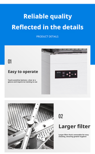 Lavavajillas Comercial Independiente para Exteriores y Cocina con Carcasa <span class=keywords><strong>de</strong></span> Acero Inoxidable - Product Image 3