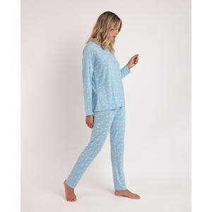 ADMAS CLASSIC Pyjama de maternité manches longues fermeture à la taille élastique durable respirant Spandex Cherry Animal pour les femmes - Product Image 2