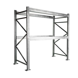 Rayonnage à palettes galvanisé réglable avec étagères à structure de boulon pour une personnalisation facile - Product Image 1