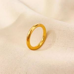 Vòng thép không gỉ cho nam giới và phụ nữ, phong cách cổ điển, Vòng đồng bằng, không phai, vài ngón tay trỏ phù hợp với vòng - Product Image 5