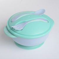 Bol à ventouse magique personnalisé de haute qualité, mignon, anti-déversement, en plastique PP, pour bébés et enfants de 0 à 12 mois, motif de dessin animé