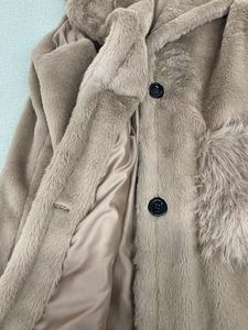 Nouveau gilet de vêtements d'extérieur pour femmes grande taille automne et hiver avec poches à la mode, col de costume long <span class=keywords><strong>sans</strong></span> manches - Product Image 3