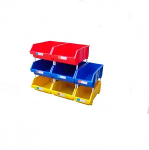 ESD stackable plastic parts storage bins tool box for electronic component