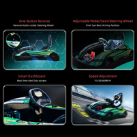Kupao Aurora Plus, Go Kart Eléctrico de 2000w para Adultos y Adolescentes, 60km/h, Transmisión por Cadena, Motor Brushless de Alta Velocidad con Tracción Media