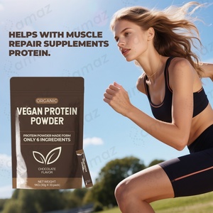 AMAZ Custom Private Label OEM ODM Immune Support Lean Muscle Hunger/Bloating Support Adults Gluten Free Vegan Pea <strong>Protein</strong> Powder - Product Image 6