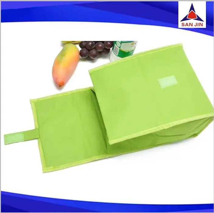 Yüksek kalite dokuma olmayan bez piknik termal gıda soğutma öğle yemeği yalıtımlı soğutucu çantalar için yalıtımlı olabilir çanta için gıda saklama soğuk