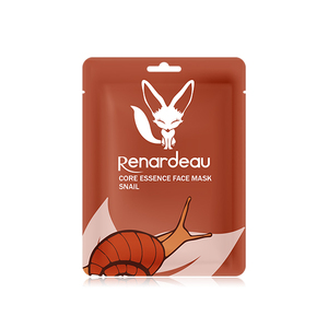 Masque facial en feuille d'escargot Renardeau OEM ODM, éclaircissant et hydratant pour la peau en 1 jour, éclaircissant, biologique, fabriqué en Corée - Product Image 2