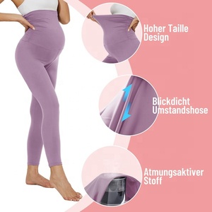 Pantaloni Premaman NZMAN a Vita Alta, Contenitivi e Aderenti per l'Estate - Product Image 3