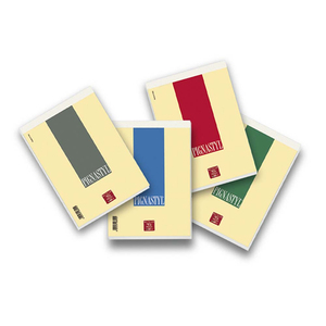 PIGNA - Blocco a Spirale PIGNASTYL 60 Fogli Quadrati Assortiti A7 - Product Image 1