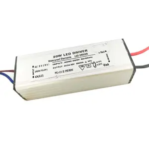 High quality 20W waterproof led driver DC 24-42V 600mA constant current high PF PF> 0.9 power supply IP65 IP67 03
