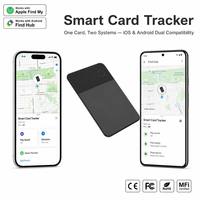Pelacak Pintar Anti Hilang GPS 4G Ultra Tipis Plastik Tahan Air IP68 Navigasi IOS MFI Find My Google Android Find Hub