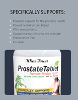 Comprimés Winstown pour la Prostate : Complément de Santé à base de Palmier Nain, Capsules d'Herbes pour Hommes, Énergie et Vitalité Masculine, Soutien à la Santé de la Prostate