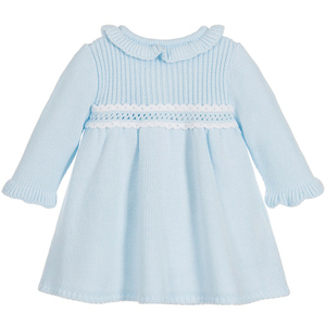 Robe en tricot personnalisée pour bébés et petites filles, nouveau design populaire avec bonnet - Product Image 1