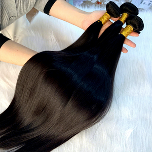 Cabello Virgen Indio 100% Natural con Cutículas Alineadas al por Mayor, Paquetes de Cabello Brasileño, Proveedores de Cabello Virgen Indio con Cutículas Alineadas - Product Image 1