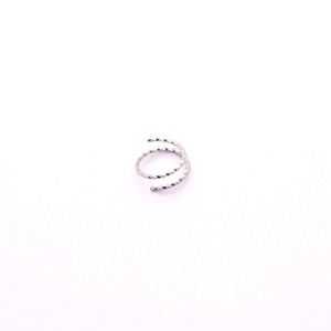 Vente en gros de bijoux de corps unisexe : Anneau de <span class=keywords><strong>nez</strong></span> et clou de <span class=keywords><strong>nez</strong></span> torsadés demi-<span class=keywords><strong>boucle</strong></span> en acier inoxydable, style européen et américain, directement de l'usine - Product Image 5