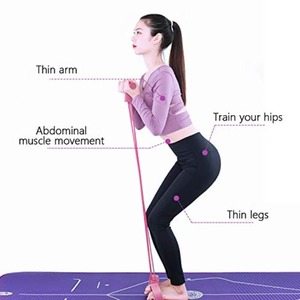 Máy Cắt Tỉa Cơ Thể Tập Thể Dục Bằng Cao Su Xốp Tập Thể Hình Bàn Đạp Chân Dây Kéo Giãn Cơ Bụng Cánh Tay Co Giãn - Product Image 5