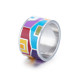 Anello Portasciarpa in Acciaio Inossidabile con Smalto Dorato 18K, Personalizzabile, per Hijab e Sciarpe di Seta - Stile Moda - Product Image 6