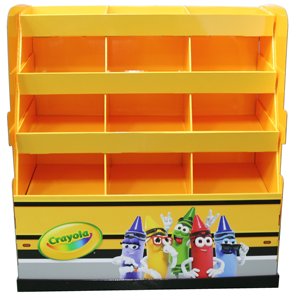 Tùy chỉnh 1/2 <span class=keywords><strong>3</strong></span> mặt bán lẻ PDQ tông quý hộp hiển thị Pallet đứng đồ uống nửa Pallet hiển thị xếp chồng cho siêu thị - Product Image 2