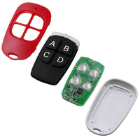 Télécommande de porte de garage 433 MHz 4 touches, télécommande universelle à copier, télécommande de portail électrique, duplicateur de clé