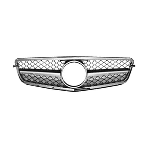 Phụ Kiện Bên Ngoài Phía Trước Bumper Lưới Tản Nhiệt Cho 2007-2014 Mercedes Benz C Class W204 AMG C63 Phong Cách Nướng Xe - Product Image 1