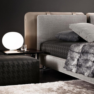 Khung Giường Cỡ <span class=keywords><strong>King</strong></span> Bằng Da Đơn Giản Sang Trọng, Trọng Lượng Nhẹ, Nhập Khẩu Trực Tiếp Từ Ý - Product Image 5