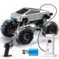 Vehículo Anfibio de Alta Velocidad, Resistente al Agua, de Resina, Juguete para Niños, Control Remoto, Tracción en las Cuatro Ruedas, Cámara 1080p, para Expertos