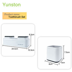 Vendita calda per uso domestico di lusso per bagno spazzolino da denti ripiano di alta qualità moderna scatola di immagazzinaggio per spazzolino da denti staccabile - Product Image 2