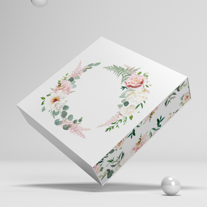 Оптовая продажа роскошная коробка для свадебных приглашений Цветочная упаковочная коробка на заказ розовая картонная фольга 2 мм бумажная Магнитная Подарочная коробка подружки невесты - Product Image 4