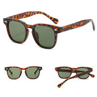 DL LUNETTES 2024 Rétro Lunettes Monture Ronde Lunettes Riz Ongles Classique Lunettes Gradient Brun Mode Lunettes De Soleil Personnalisées
