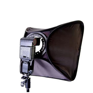 Studio photo portable pliable ABS à dégagement rapide de 40 cm avec support en S pour Godox, Yongnuo, Triopo, <span class=keywords><strong>Neewer</strong></span> - Product Image 3